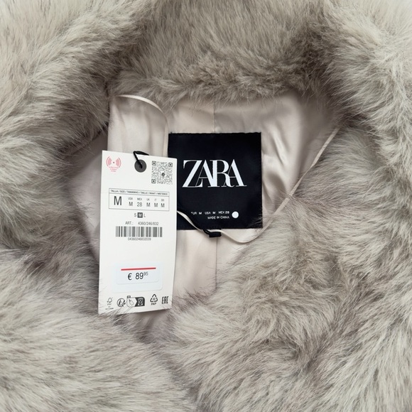 Zara Faux Fur Jacket - Picture 2 of 2
